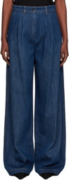 Lanvin Blue Darted Jeans