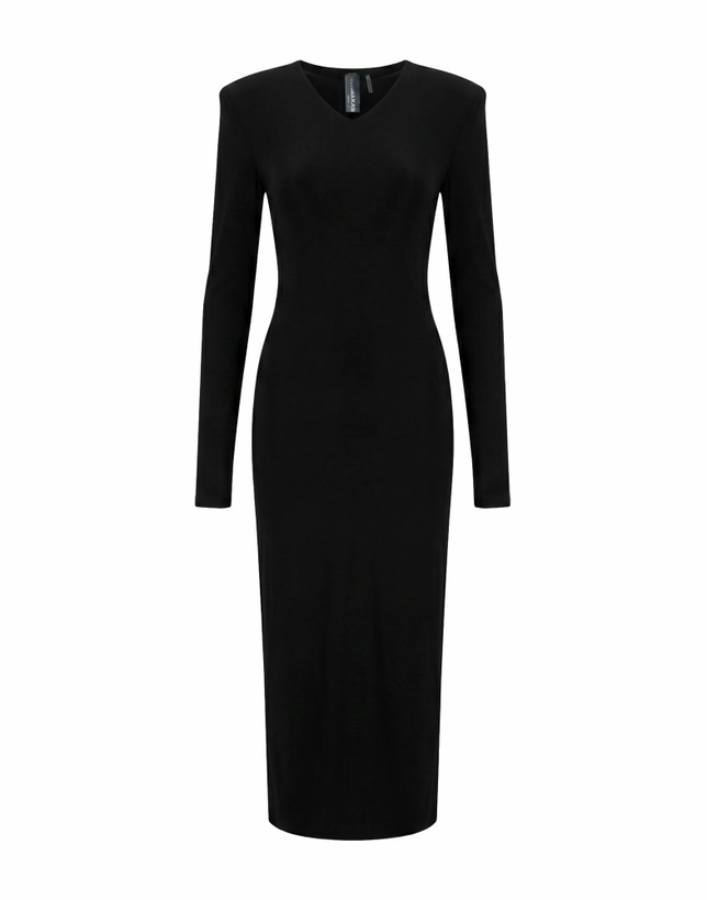 Photo: Norma Kamali Womens Maxi dress in Black