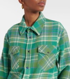 God's True Cashmere Hero plaid cashmere shirt
