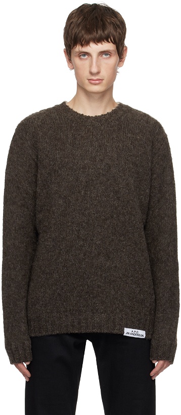 Photo: A.P.C. Brown JW Anderson Edition Ange Sweater