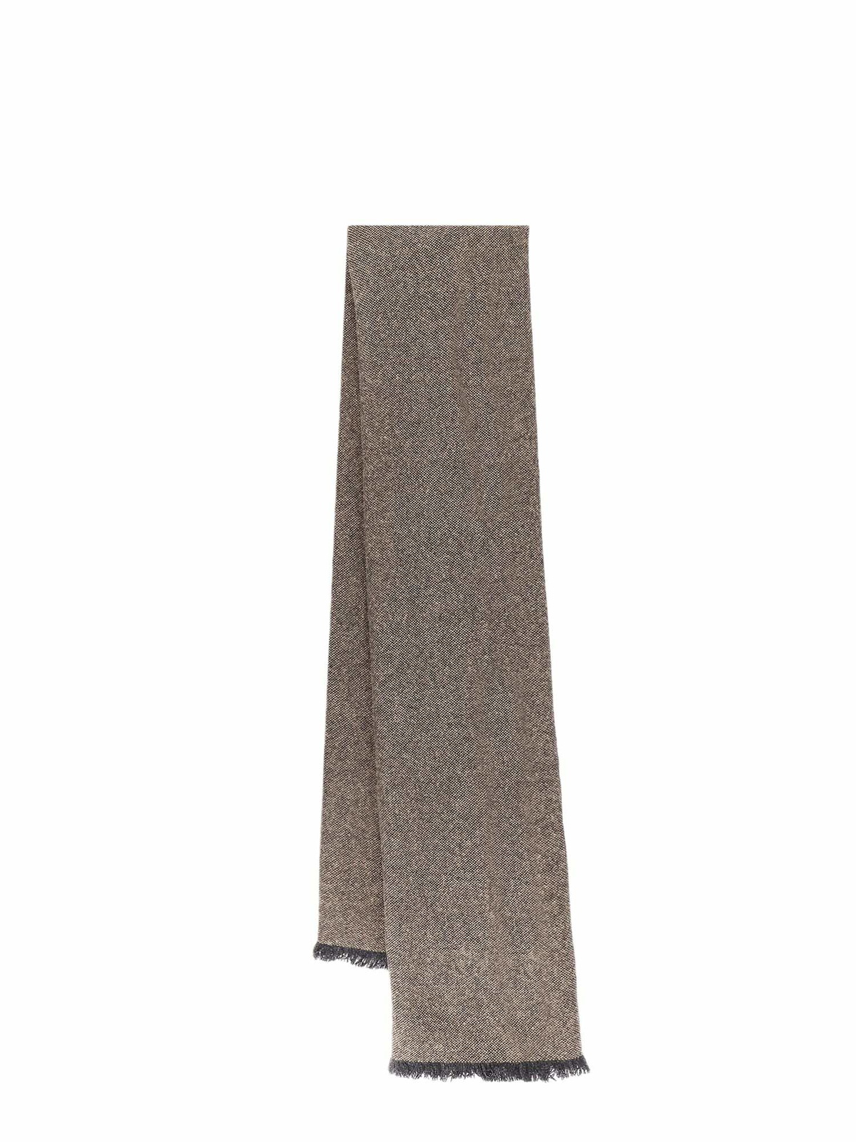 Brunello Cucinelli Linen Blend Scarf With Sparkiling Effect