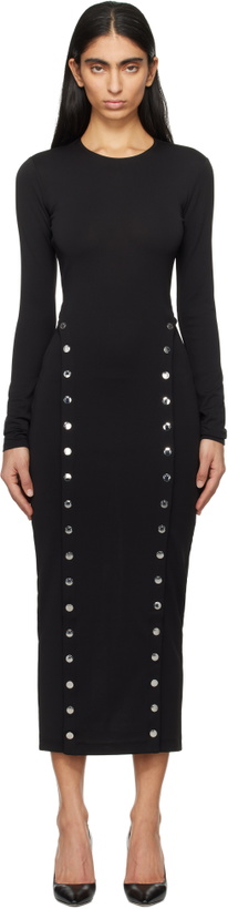 Photo: Fleur du Mal Black Undo Me Midi Dress