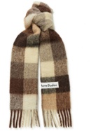 Acne Studios - Checked Knitted Scarf