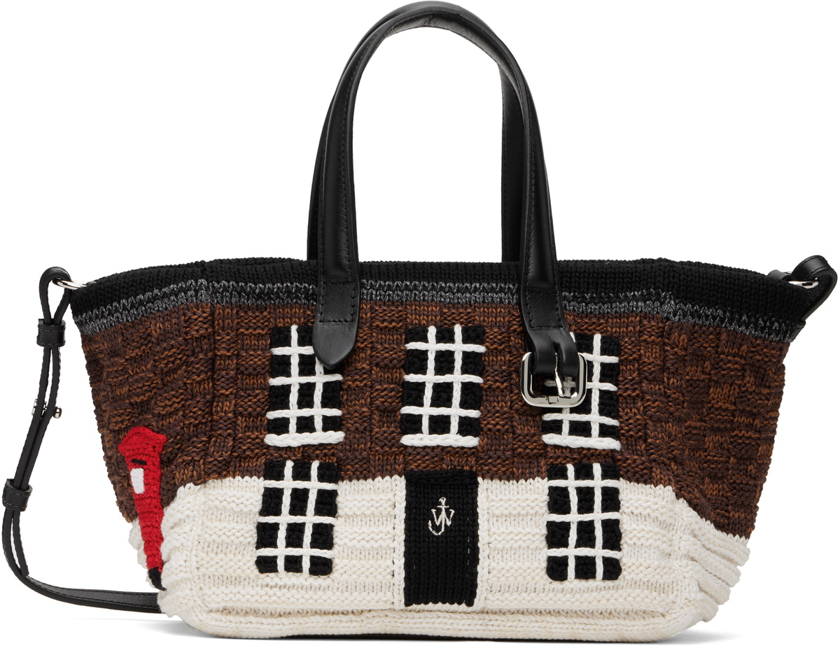 JW Anderson Brown Mini Belt House Tote