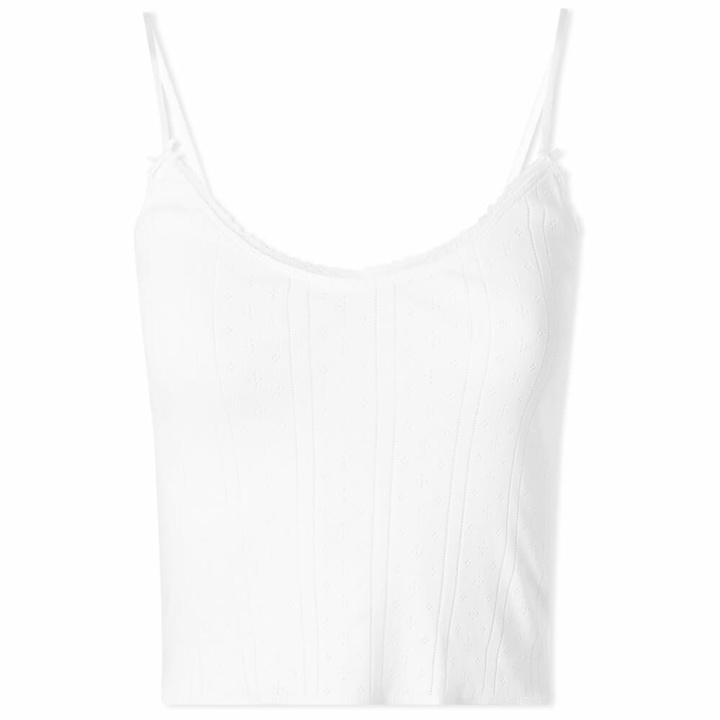 Photo: Cou Cou Women's Pointelle Cami Vest in White