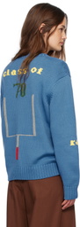 Bode Blue Spirit Sweater