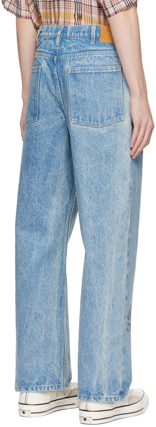 Small Talk Studio SSENSE Exclusive Blue Jeans