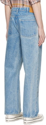 Small Talk Studio SSENSE Exclusive Blue Jeans