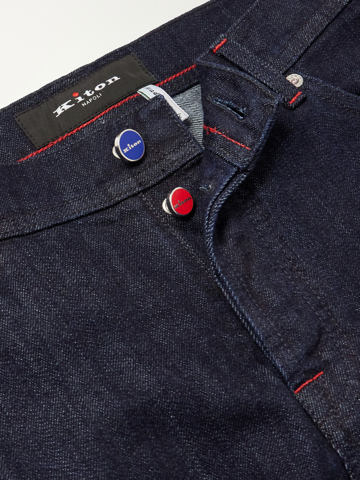 Kiton - Straight-Leg Jeans - Black