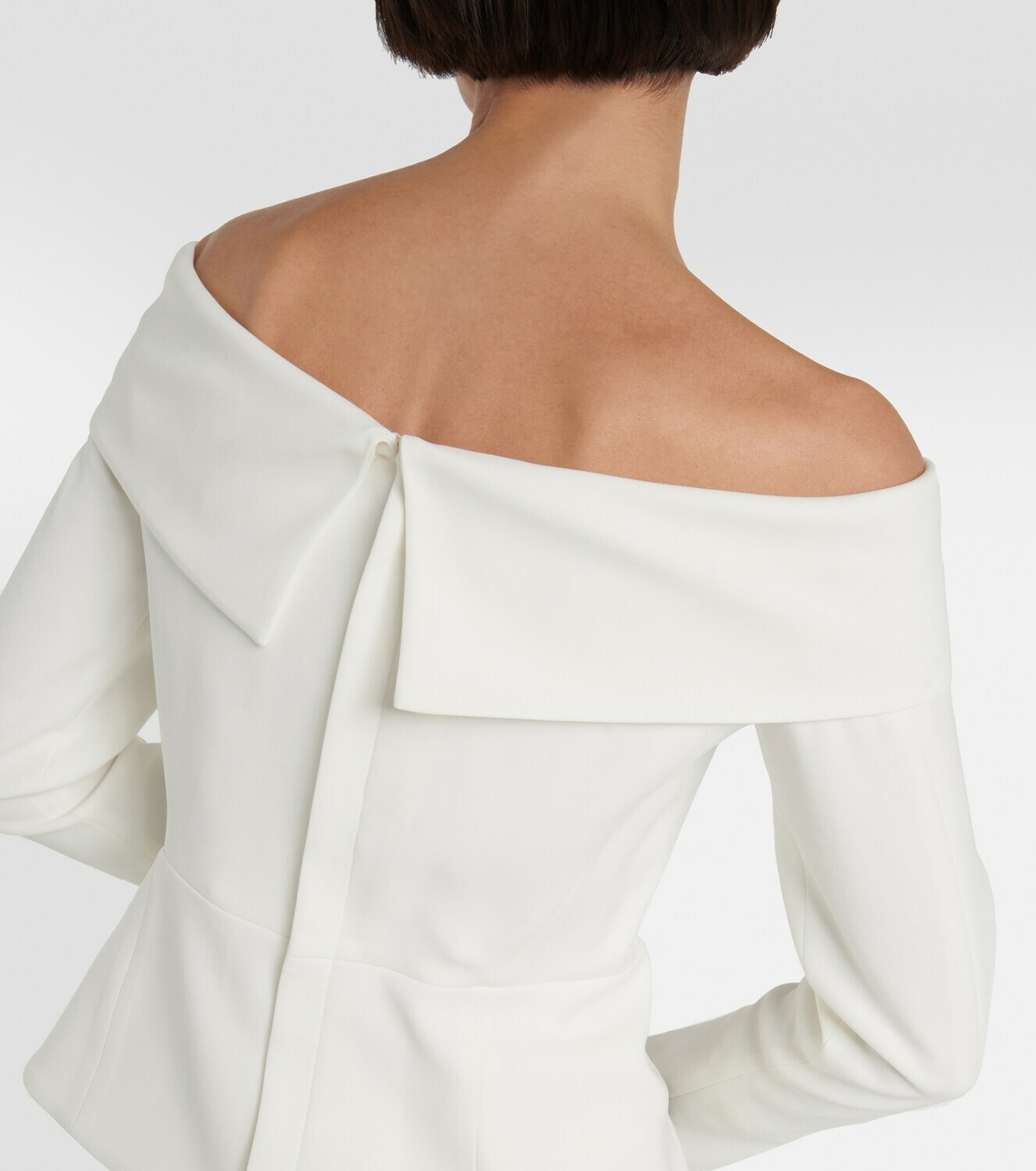 Max Mara Bridal off-shoulder cady blazer Max Mara
