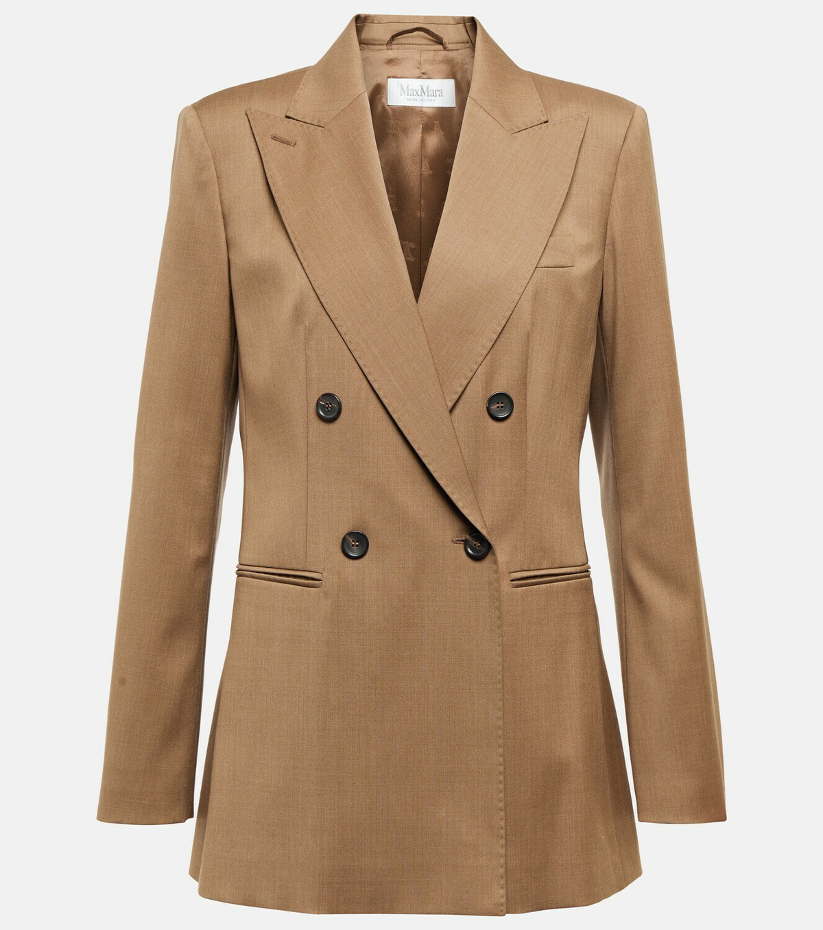 Max Mara - Abissi double-breasted virgin wool blazer Max Mara