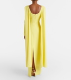 Emilia Wickstead Zaira draped crêpe gown