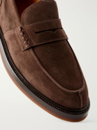 Officine Creative - Sax Flexi 001 Suede Loafers - Brown