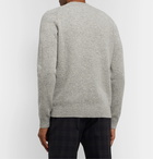 Mr P. - Mélange Shetland Wool Sweater - Gray