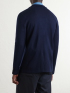 N.PEAL - Cashmere and Silk-Blend Cardigan - Blue