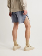 Rick Owens - Champion Dolphin Logo-Embroidered Organic Cotton-Jersey Drawstring Shorts - Purple