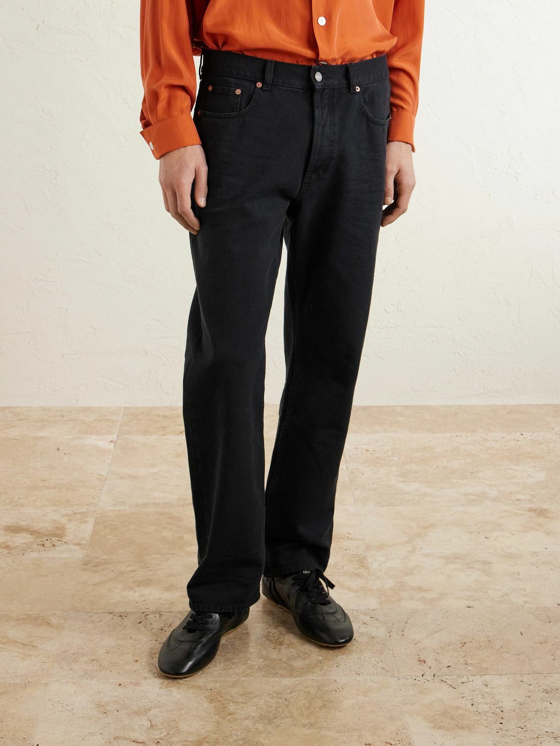 SAINT LAURENT - Straight-Leg Jeans - Black