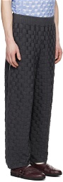 Isa Boulder SSENSE Exclusive Gray Chess Trousers