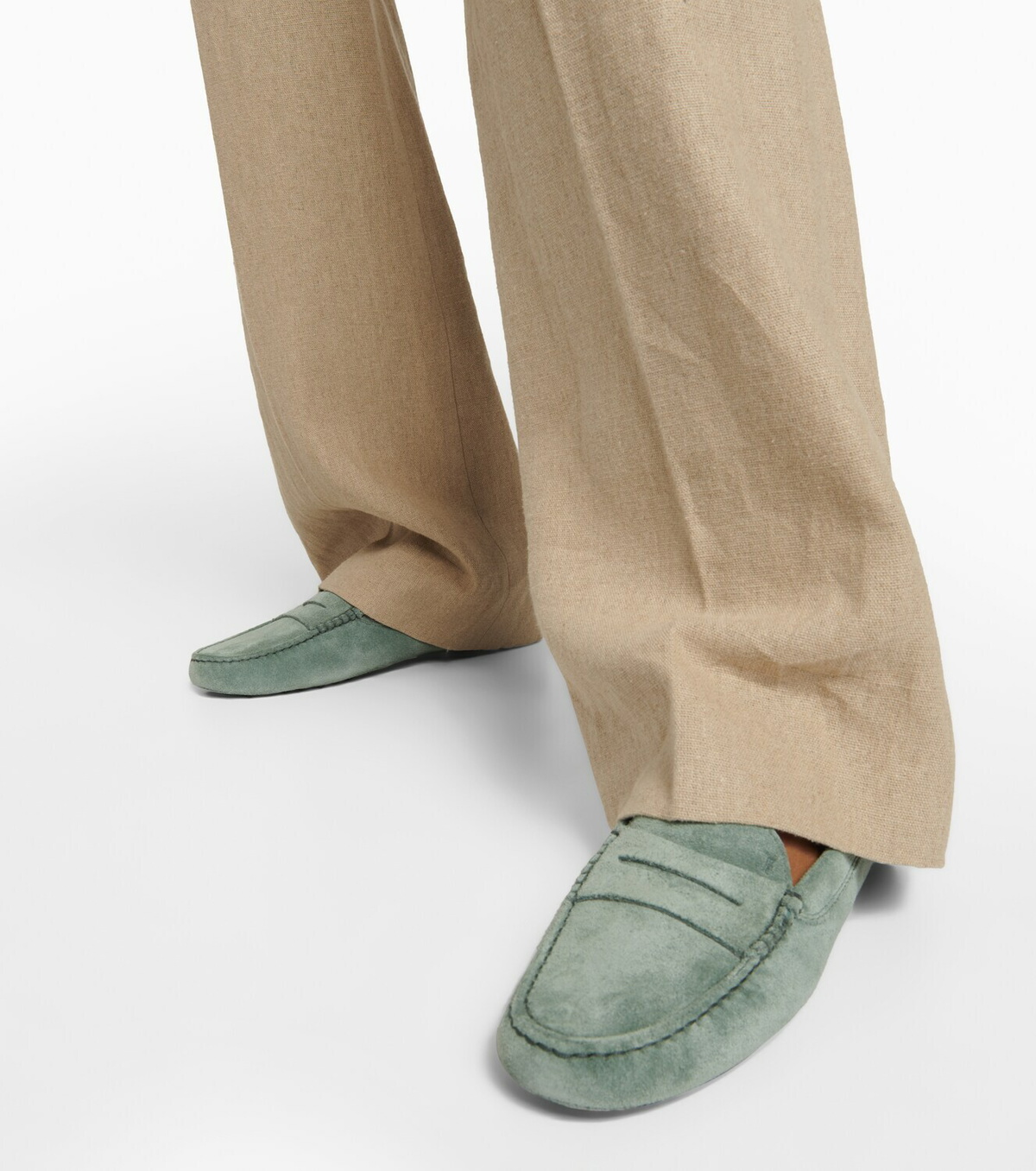 Tod’s Gommino Driving Shoes - Khaki Tod main image 3