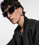 Givenchy Giv Cut crystal-embellished shield sunglasses