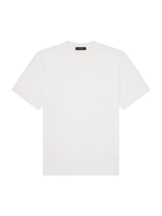 Photo: Slowear - Cotton and Silk-Blend Jersey T-Shirt - White