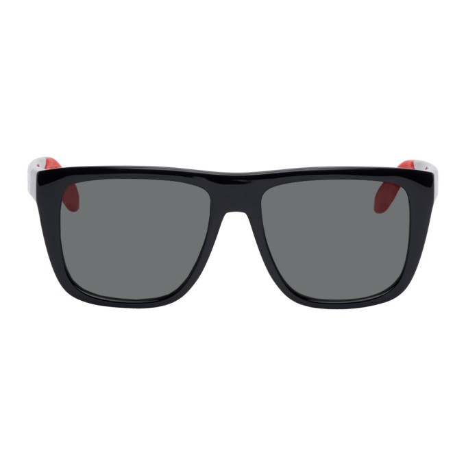 Photo: Alexander McQueen Black and Red Court Sunglasses