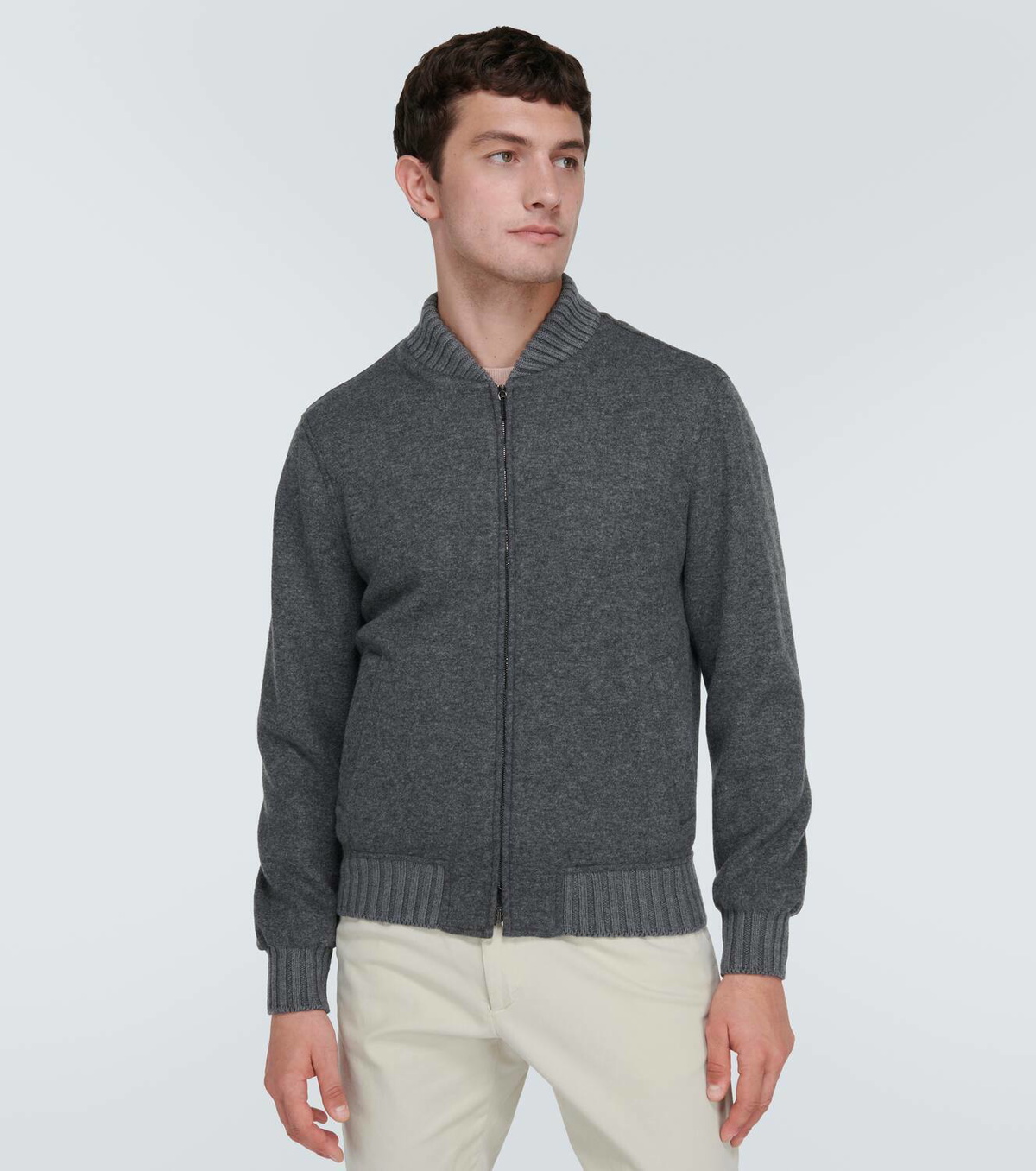 Thom Sweeney Cashmere bomber jacket Thom Sweeney