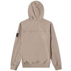 Calvin Klein Men's Monogram Sleeve Badge Hoody in Beige