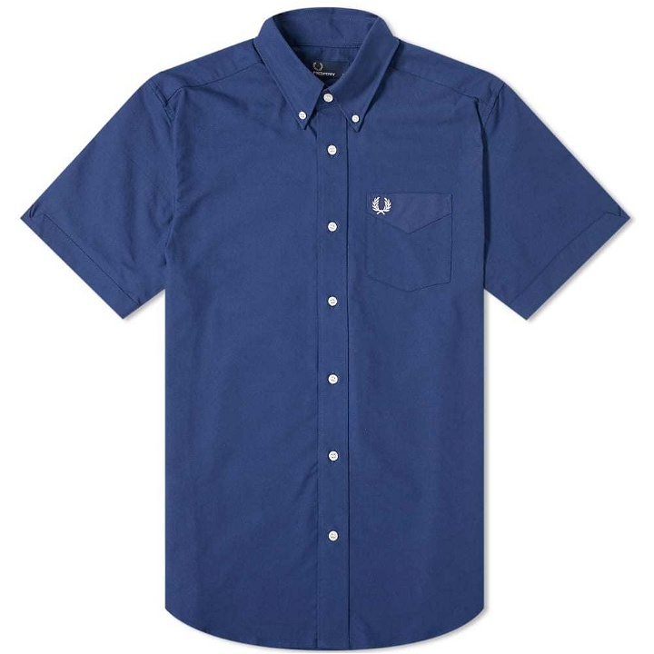 Photo: Fred Perry Authentic Short Sleeve Button Down Oxford Shirt