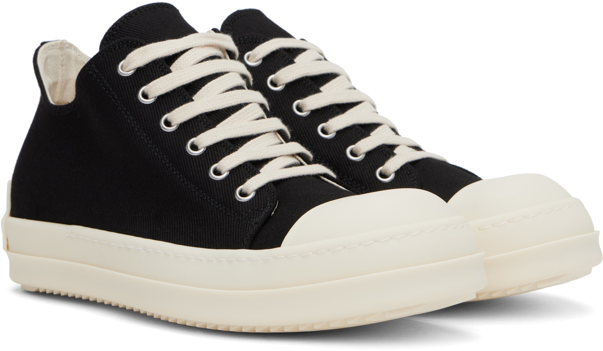 Rick Owens☆関税込☆Porterville Low Sneaks スニーカー Rick Owens DRKSHDW Black Porterville Low Sneaks Sneakers
