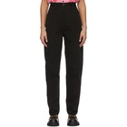 SSENSE WORKS SSENSE WORKS Jeremy O. Harris Black Relaxed Message Jeans