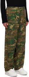 Givenchy Brown & Khaki Camo Trousers