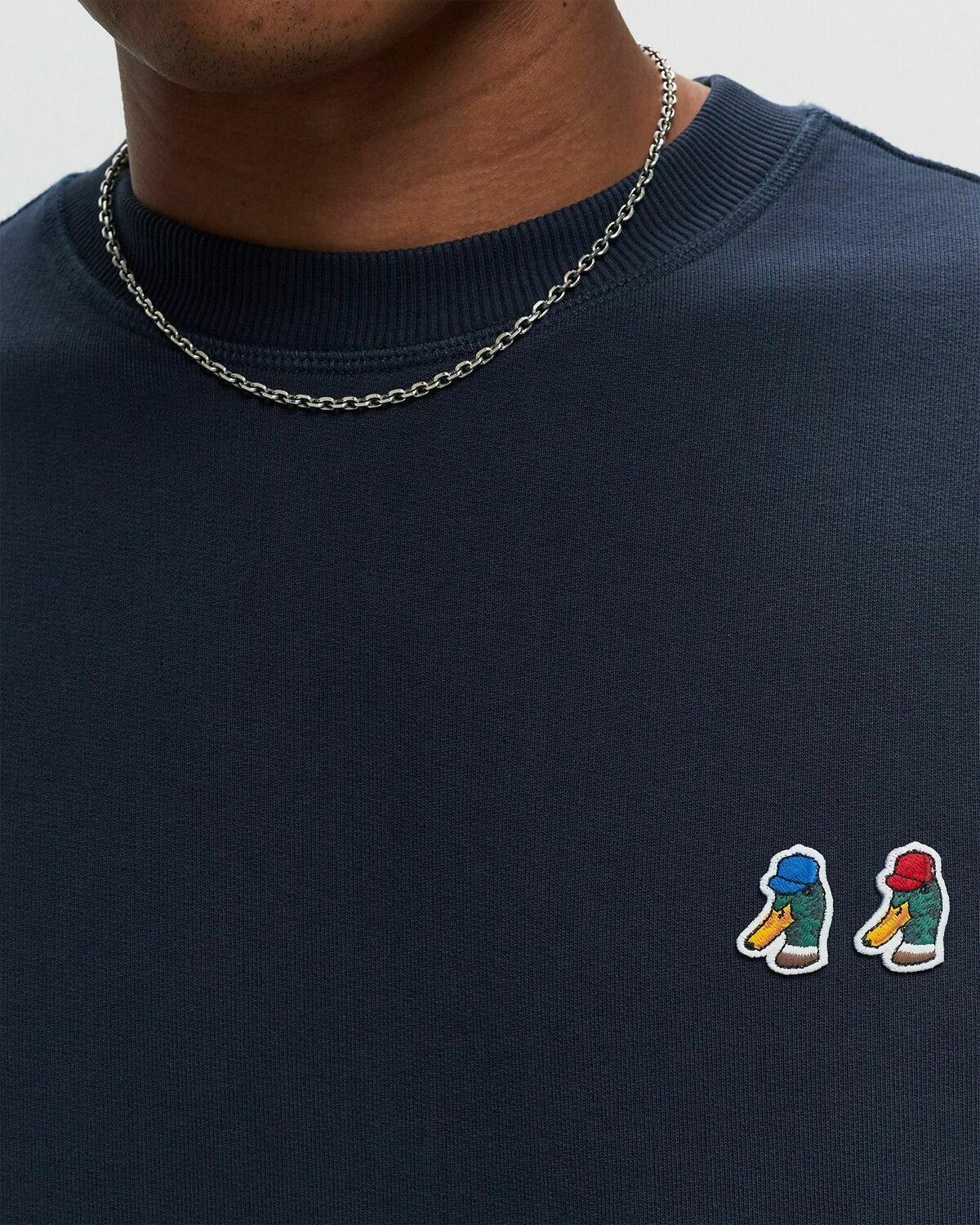Edmmond Studios Special Duck Sweater Blue Sweatshirts