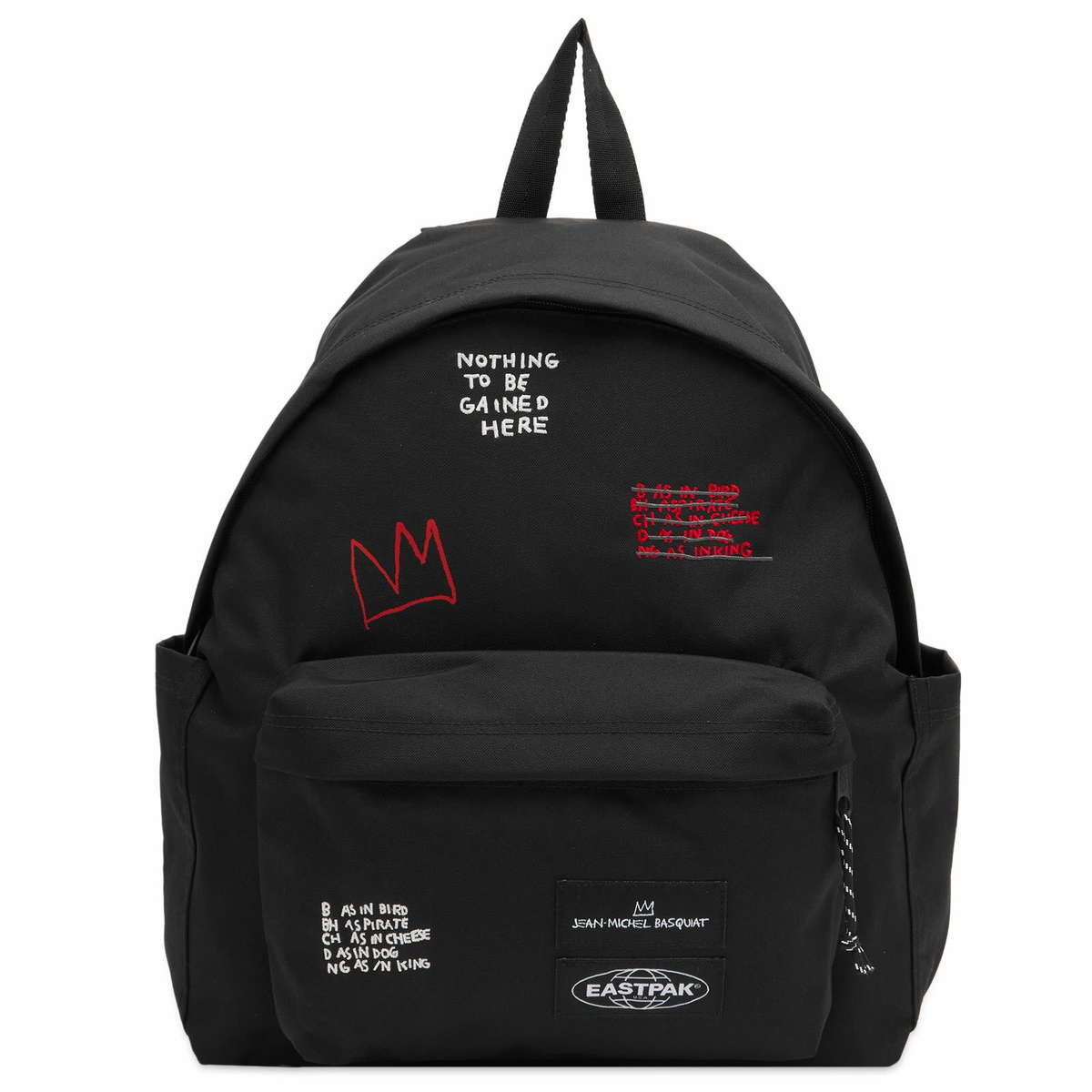 Eastpak x Basquiat Day Pak'r Backpack - Quotes in Black 