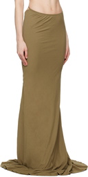 Entire Studios Brown Tink Maxi Skirt