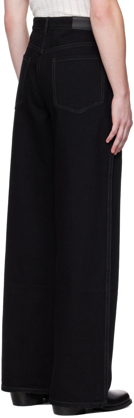 Dion Lee Black Classic Denim Jeans