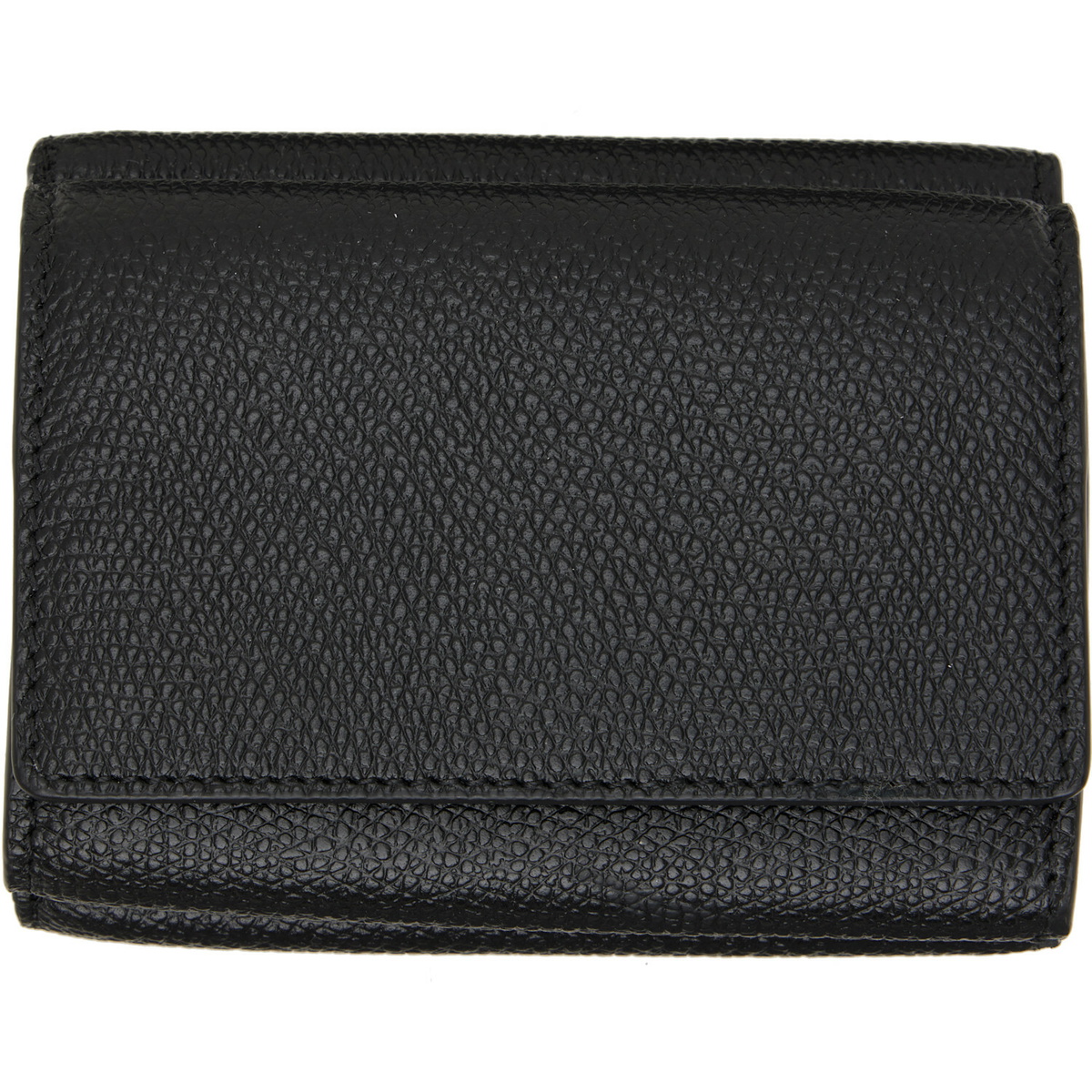 Valentino Garavani Black VLogo Signature Trifold Wallet