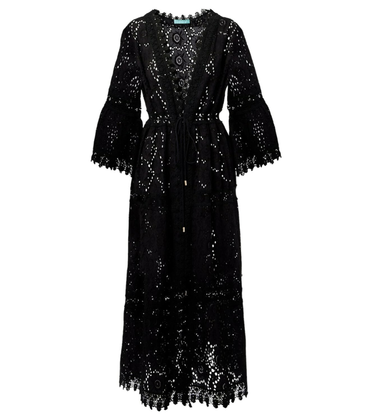 【MELISSA ODABASH】broderie anglaise cotton kaftan Ivy broderie anglaise cotton kaftan in white - Melissa