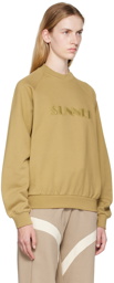 SUNNEI Khaki Embroidered Sweatshirt