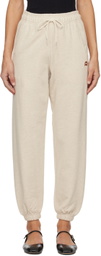 Dunst Beige Drawstring Lounge Pants