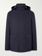 Zegna - Twill Hooded Coat - Blue