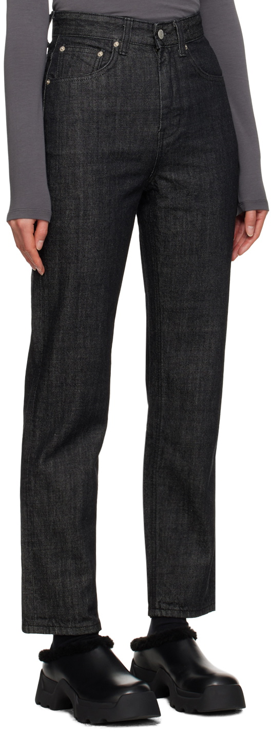 Youth Black Straight Jeans
