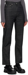 Youth Black Straight Jeans