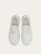 Ferragamo Mens Gancini sneaker in White