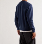 Nike - Sportswear Club Fleece-Back Cotton-Blend Jersey Sweatshirt - Blue