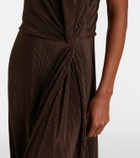 Vince Pleated midi dress