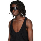 Rick Owens Black Tower Shielding Sunglasses