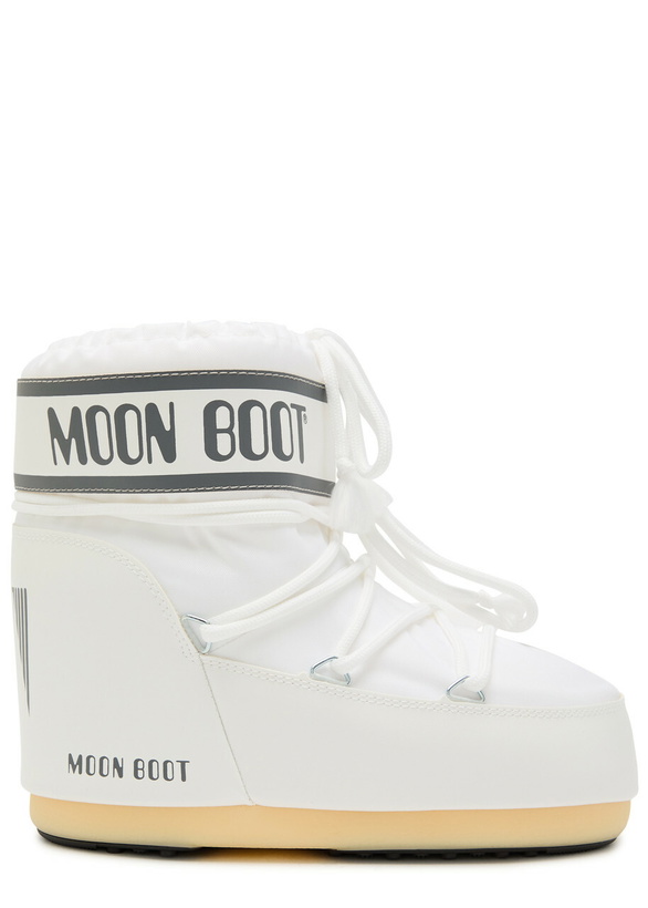 Photo: Moon Boot Icon Padded Nylon Snow Boots White 4244 (IT42 44 / UK9