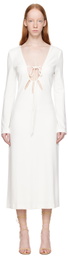 THIRD FORM White Rip Tide Midi Dress