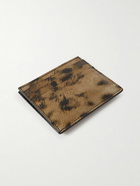 TOM FORD - Leopard-Print Full-Grain Leather Cardholder